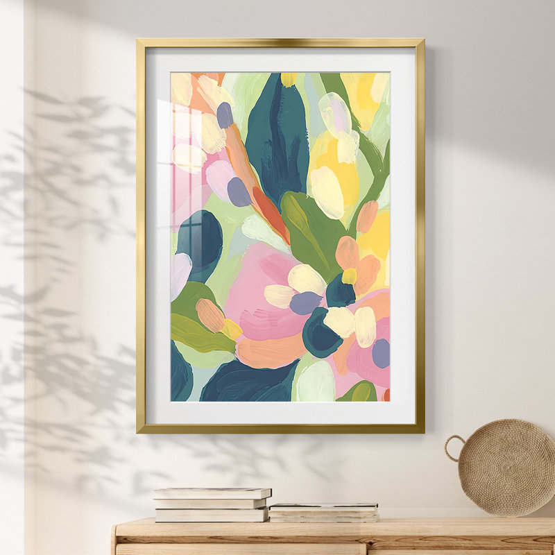 Brushy Tropics I -Framed Print