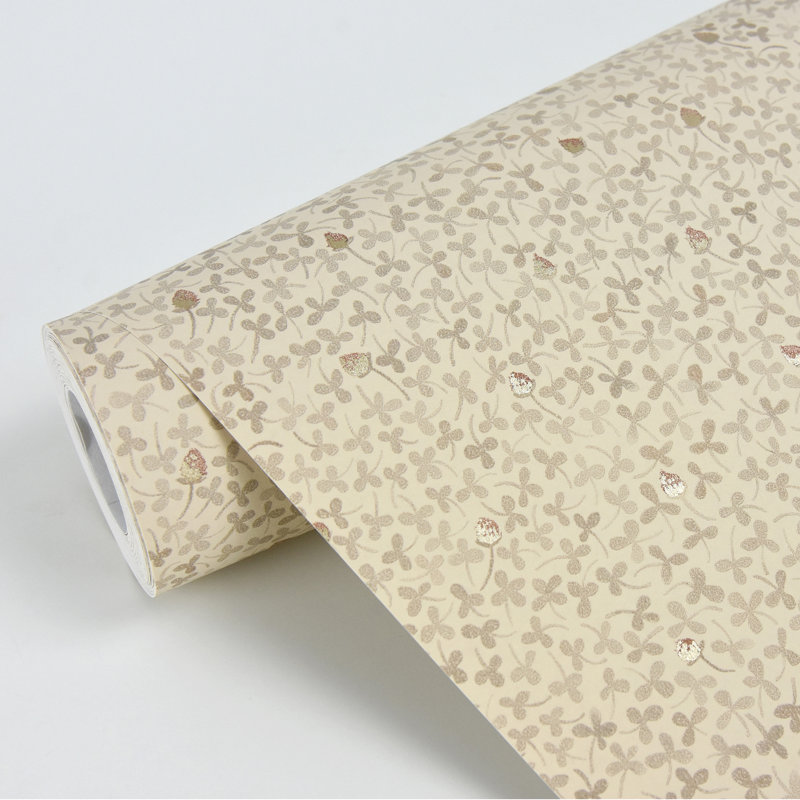 Rouleau de papier peint botanique L 33 pi x l 20,5 po Coburn, Beige