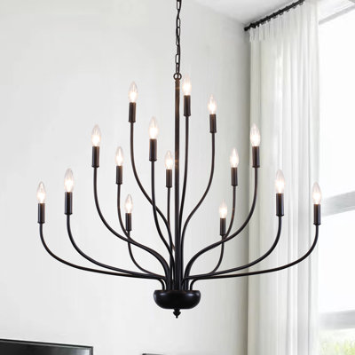 Lustre de style bougie Sebron 9/12