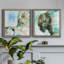 Hawk On Blue - Ensemble de 2 peintures sur toiles-920405287-920405279
