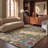 Jardin Handtufted Wool Cotton Floral Rug in Green/Blue-93743799