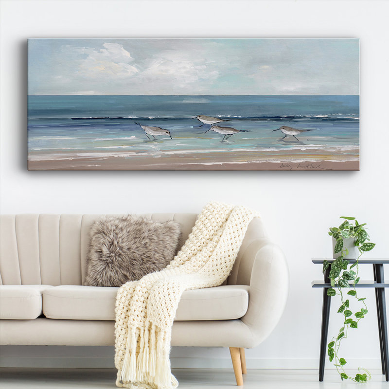 Rive en quête II sur toile, H 8 po x l 20 po x P 1,5 po