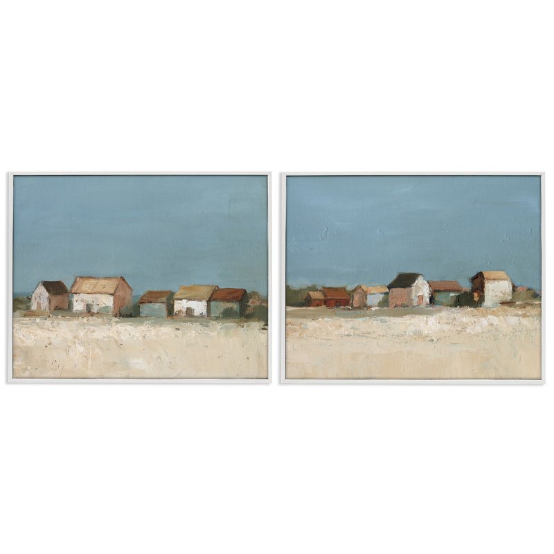  Ensemble de 2 giclées Country House in Distance par Ethan Harper, H 24 po x l 30 po