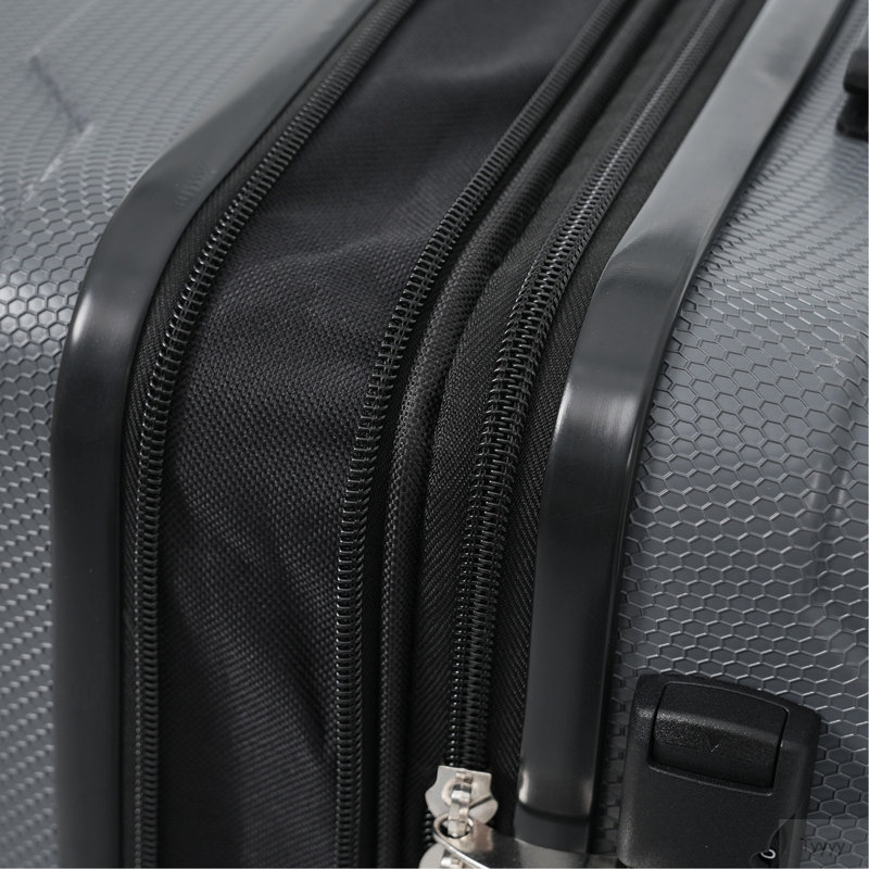 Valise de transport rigide en ABS 20 po, valise de voyage extensible durable avec roulettes pivotantes, verrou TSA