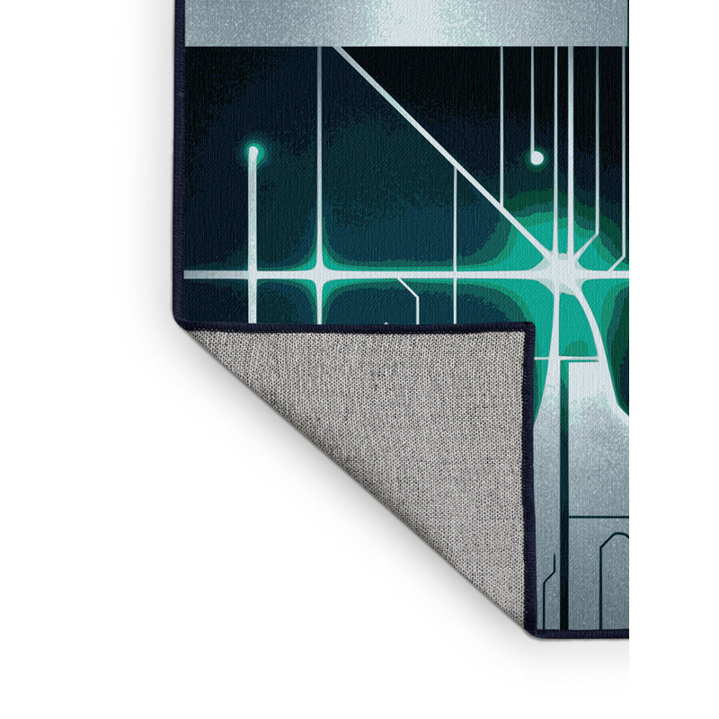 Astro Glow Rug, Round 3'