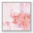 'Blush Pink Abstract' Framed Graphic Art Print on Canvas