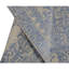 Tapis argenté et bleu noué à la main de haute qualité