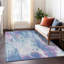 Tapis bleu intérieur / extérieur lavable à la machine Claudian ACN1640-104235808