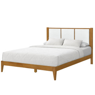 Ariana King Bed Dark Walnut Boucle
