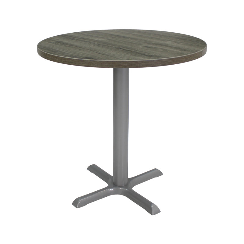 Table de pause ronde 30 po L, gris, gris