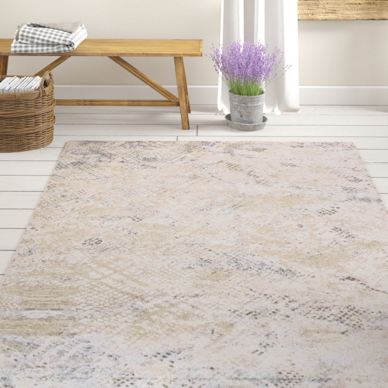 Karlee Camouflage Indoor Rug, Rectangle 3'6" x 5'6"