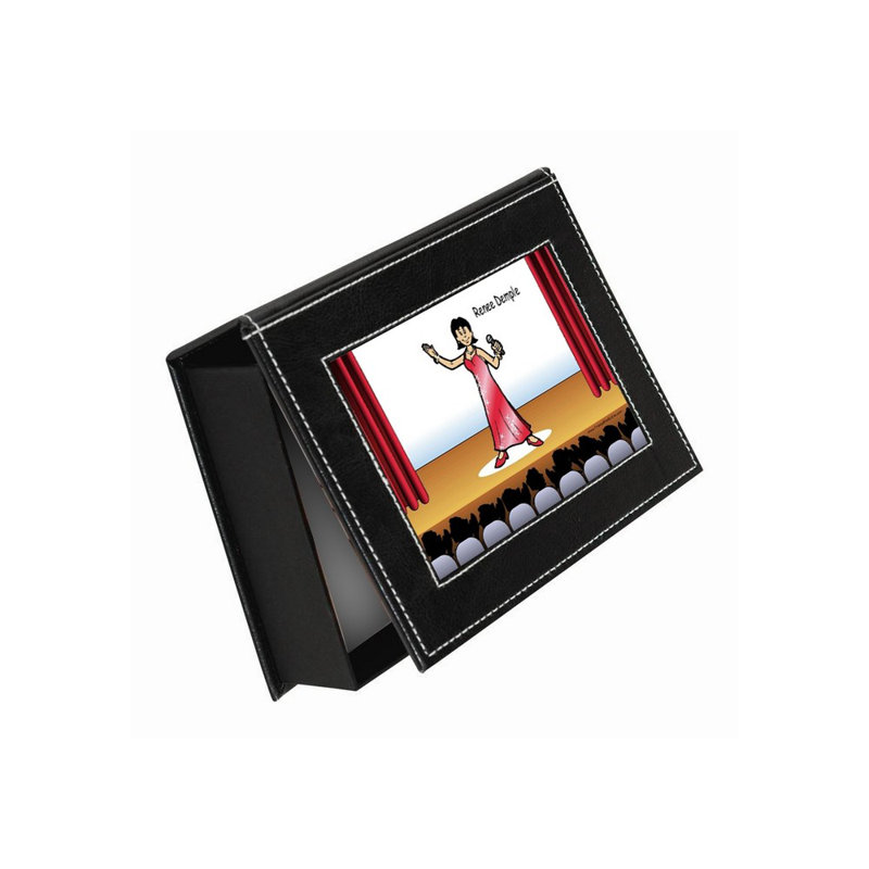 Faux Leather Memory Box