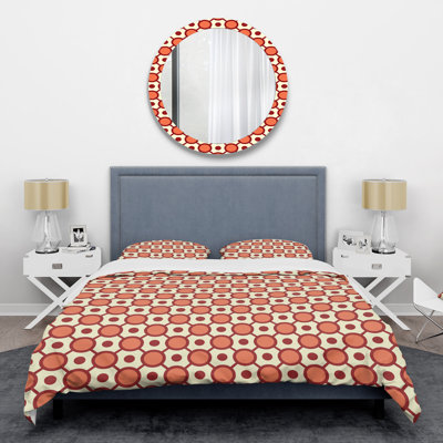 Modern & Contemporary Polyester Twill Geometric Shapes Duvet Cover