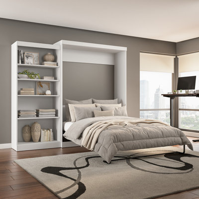 Arlex Queen Murphy Bed with Storage Unit (101W)