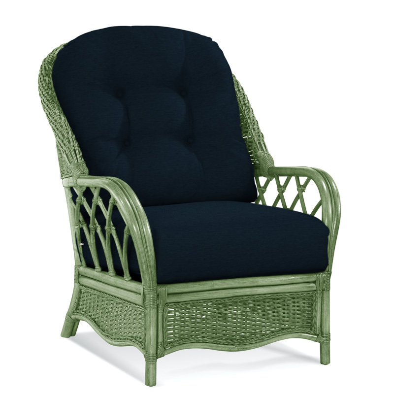 Chaise avec accoudoirs en rotin Everglade, Céleri, Spa Kensington; 0611-56