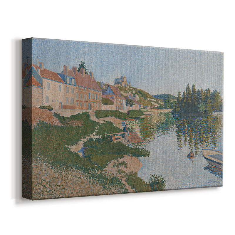 Les Andelys, Château Gaillard-Paul Signac-Toile tendue avec châssis-1886, 8 x 12