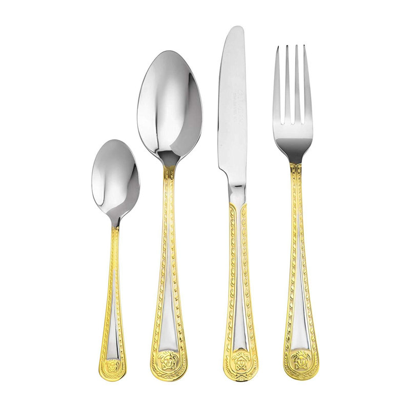 Kennzie Stainless Steel Flatware Set - Service for 6