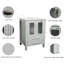 Ensemble de meuble-lavabo double 72 po avec lavabo en céramique Aidie-1624114048-1624114049