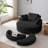 Dashton Upholstered Barrel Chair with Ottoman-756477088
