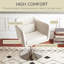 Twyman Upholstered Linen Swivel Armchair-62427034