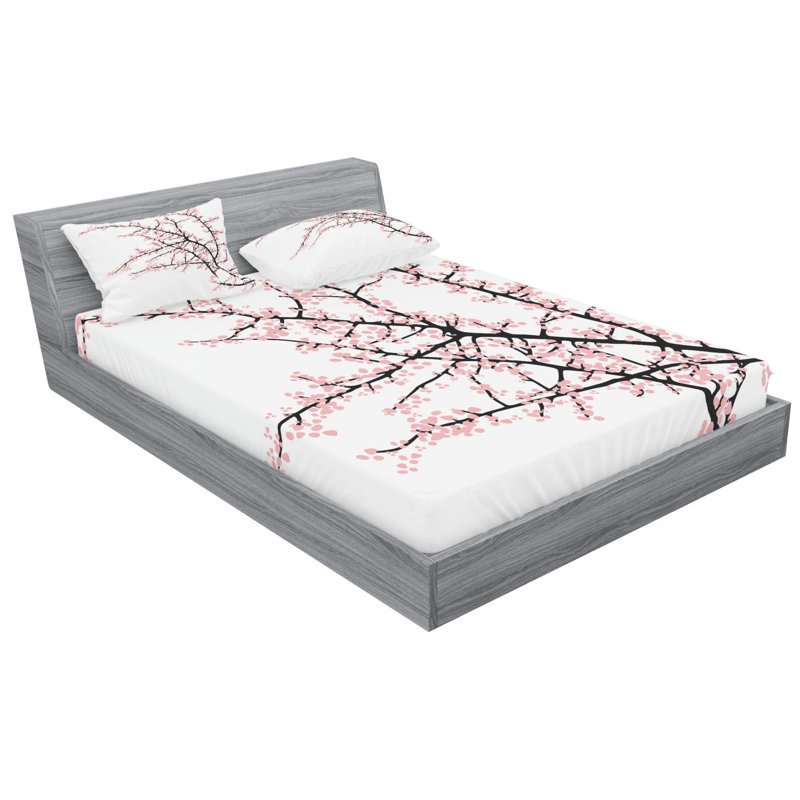 Microfiber Sheet Set, Queen Sheet Set with Fitted Sheet