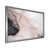 Impression argent sur toile encadrée