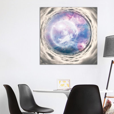 Cloud Tunnel With Full Moon by Bruce Rolff - Wrapped Canvas Gallery-Wrapped Canvas Giclée