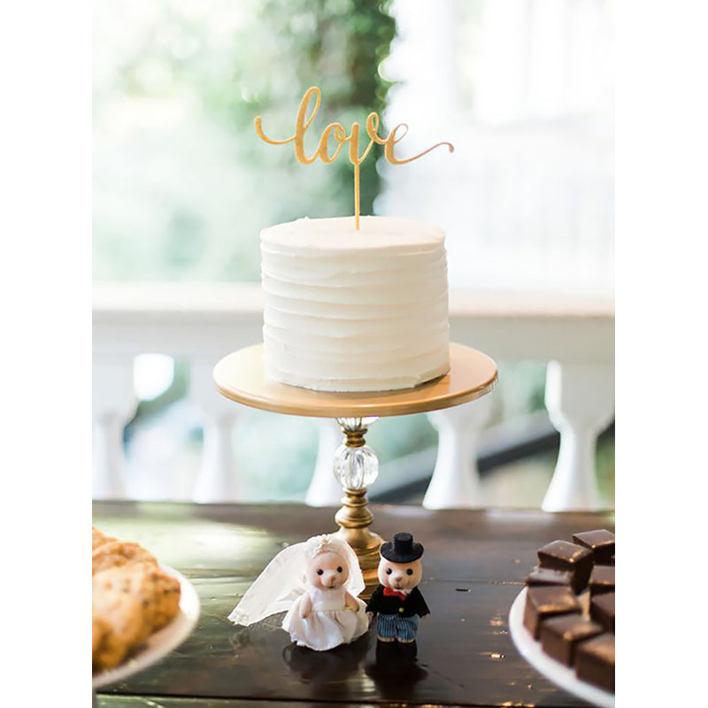 Sanjuana Cake Stand, Gold