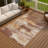 Machine Washable Indoor/Outdoor Karr ACN2372 Abstract Rug-476671130