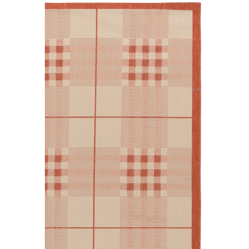 Debriana Performance Plaid Indoor/Outdoor Area Rug, Rectangle 6'7" x 9'6"