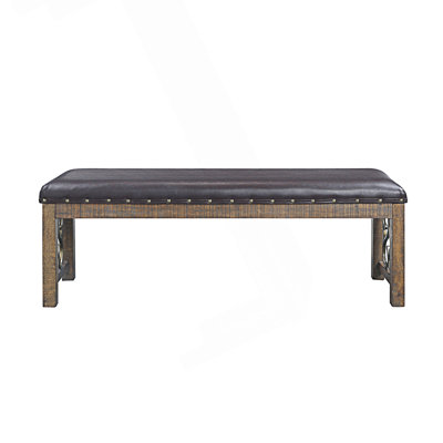 Banc avec pieds uniques