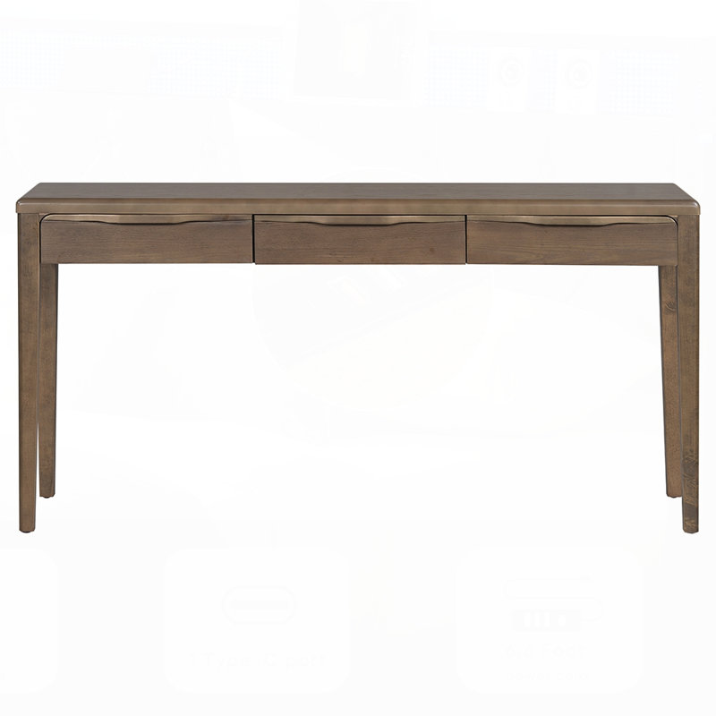 Console avec 3 tiroirs 59,84 po Chiswick, Brun