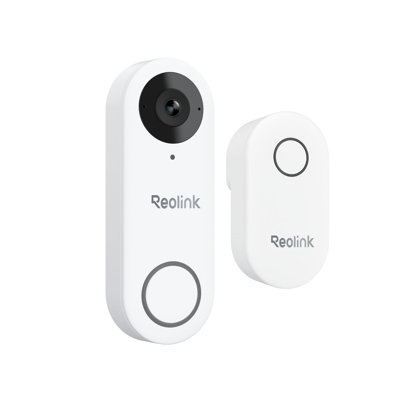 2K Wired Video Doorbell Camera with Chime - 3:4 Head-to-Toe & 180° View, 5G/2.4G Dual WiFi, Person/Package Detection, Waterproof, 2-Way Talk, Smart Alerts, NVR Compatible