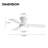 32'' 3 - Blade LED Standard Ceiling Fan with Light Kit & Remote-740172514-740172516-764472996