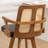 Modern Swivel Upholstered Cane Back Counter & Bar Stool-912329340-912329281