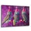 Art mural en verre épique «Party Animals» par Heather Gauthier, 36 po x 24 po-2088997403