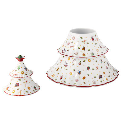 Villeroy & Boch Toy's Delight Christmas Collection Cookie Jar, Tree Shape
