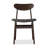 Coffee Solid back side Chair(Set of 2)