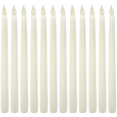 Flameless LED Taper Plastic Candle