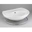 Lavabo Sur Colonne 24,5" Avec Trop-plein Ravenna-1389375114-1389375222