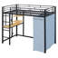 Lit mezzanine simple en métal avec bureau-1692323812-1692323811