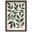 Oliver Gal Leaf Linen II Floral and Botanical - Luxury Shadowbox Framed Wall Art-143001013-143001012