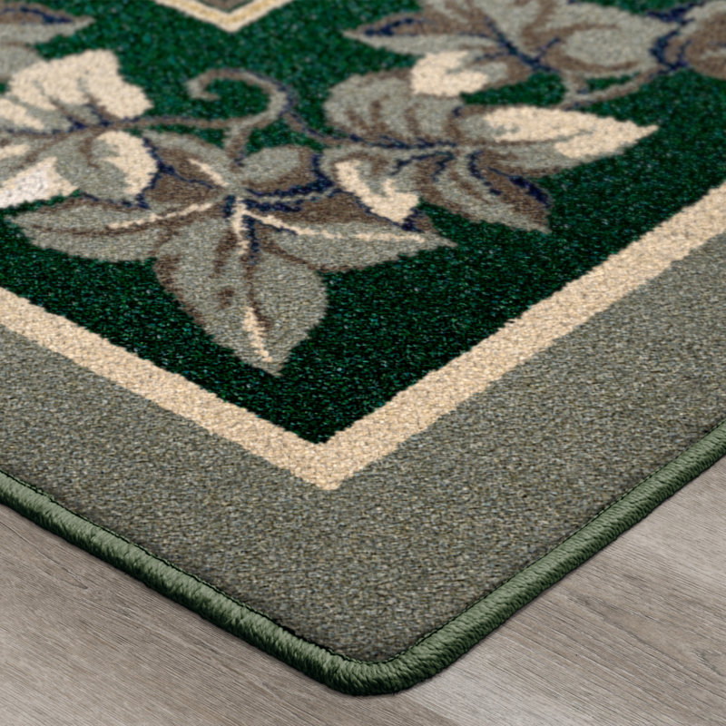 Alminus Signature Ivy Valley Opal Floral Area Rug, Rectangle 2'8" x 3'10"