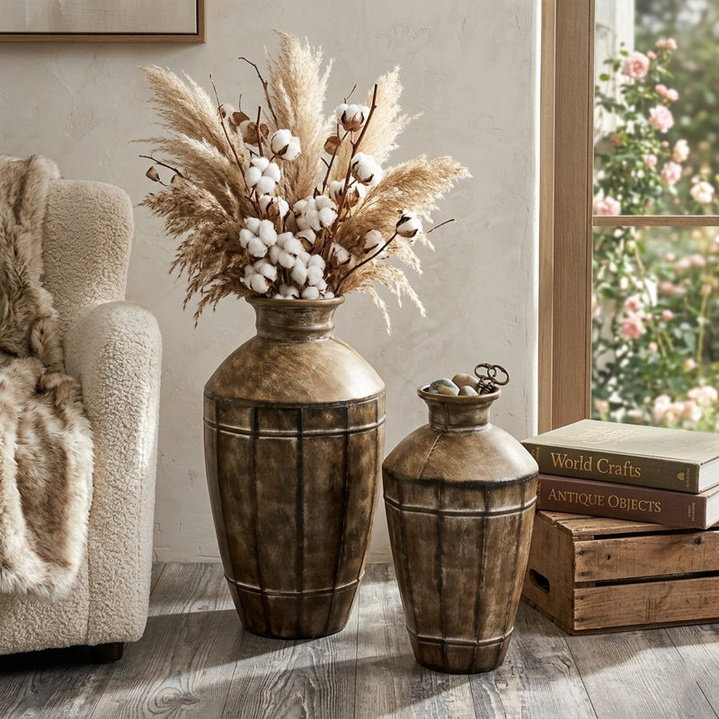 Nathaly Metal Pot Planter