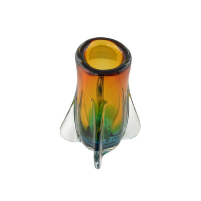 Vase en verre 11 pouces Rainbow