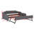 Upholstery Daybed With Trundle And USB Charging Design,Trundle Can Be Flat Or Erected