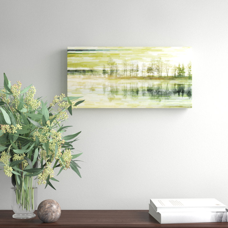 Tree by Parvez Taj - Wrapped Canvas Painting, 30cm H x 61cm W