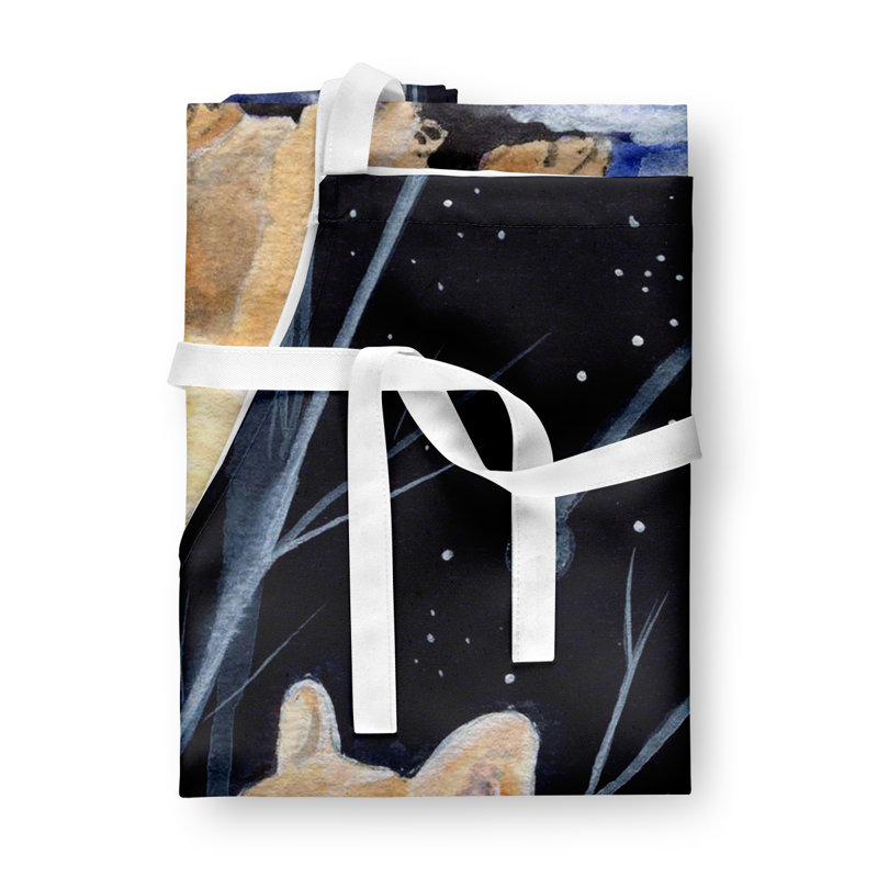 Tablier de bouledogue starry night french