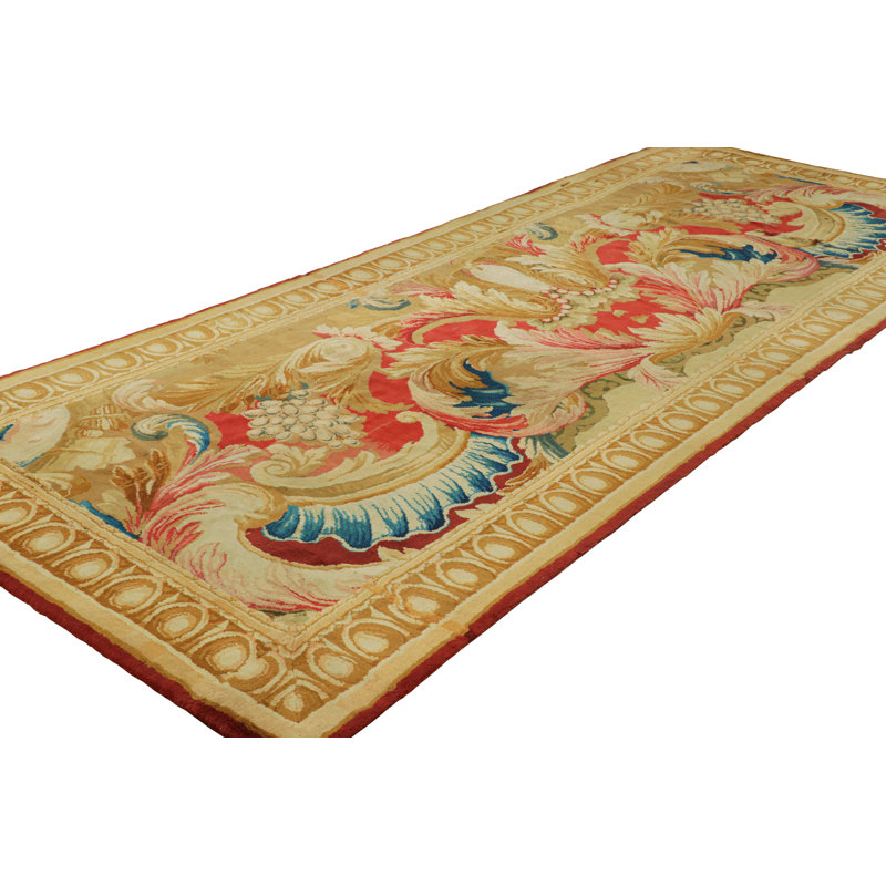 One-of-a-Kind 5’4”x13’6” Hand Knotted Area Rug