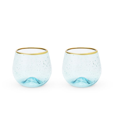 Seaside Bubble Stemless Wine Glass